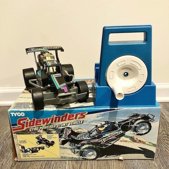 Tyco Tyco Rare Vintage 1990 Tyco Sidewinders Black Hopper Gyro Powered Stunt Car - Picture 1 of 7
